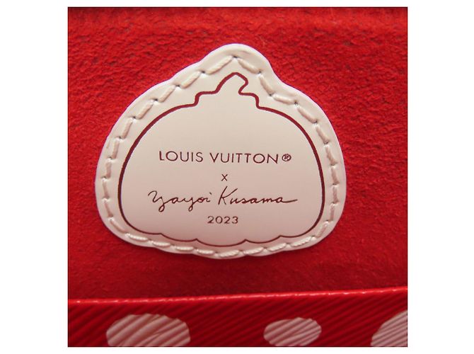 Borsa Louis Vuitton Alma BB Yayoi Kusama Bianco Rosso - vista 6