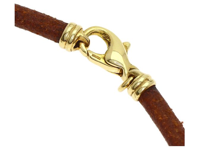 Bulgari Collana choker croce in oro giallo 18K Bvlgari - vista 3