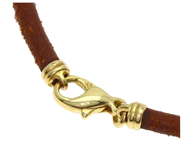 Bulgari Collana choker croce in oro giallo 18K Bvlgari - vista 4