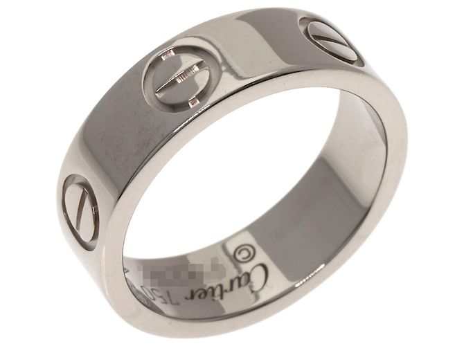 Anello Love Cartier in oro bianco 18K - vista 2