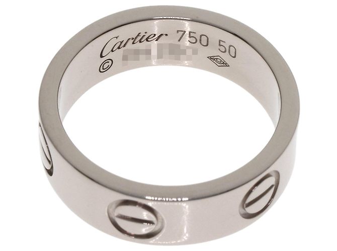 Anello Love Cartier in oro bianco 18K - vista 4
