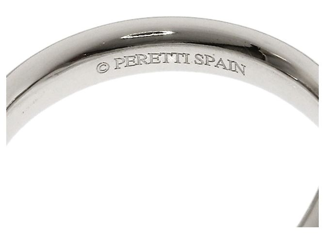 Tiffany & Co. Diamantring mit gebogenem Band aus Platin 950 - Ansicht 5