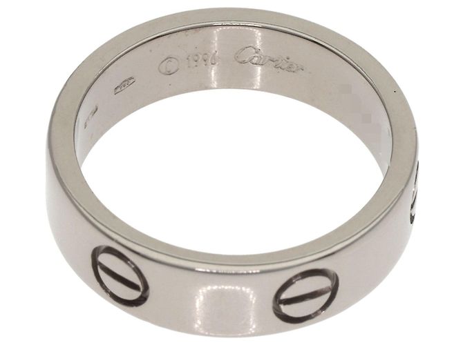 Anello Love Cartier in oro bianco 18K - vista 4