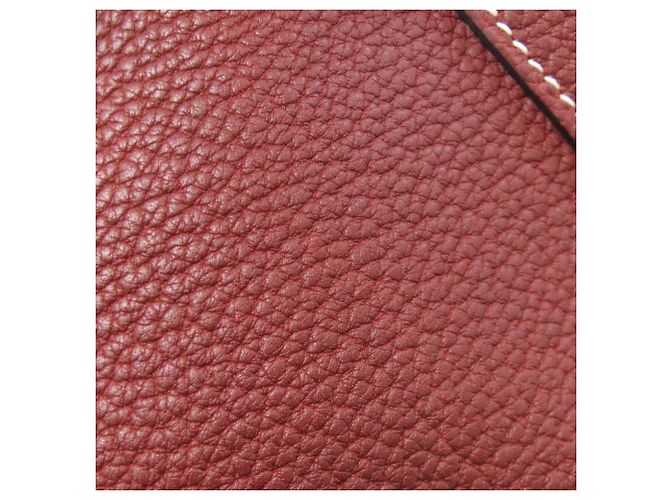Borsa Hermès Garden Party TPM in pelle Negonda rossa Rosso - vista 12