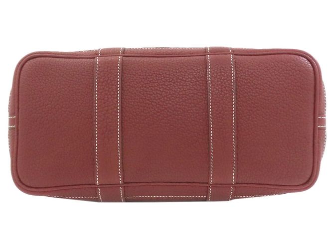 Borsa Hermès Garden Party TPM in pelle Negonda rossa Rosso - vista 4
