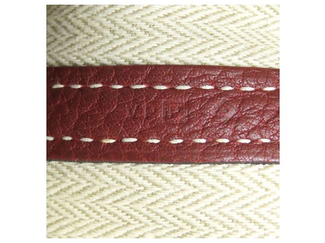 Borsa Hermès Garden Party TPM in pelle Negonda rossa Rosso - vista 7