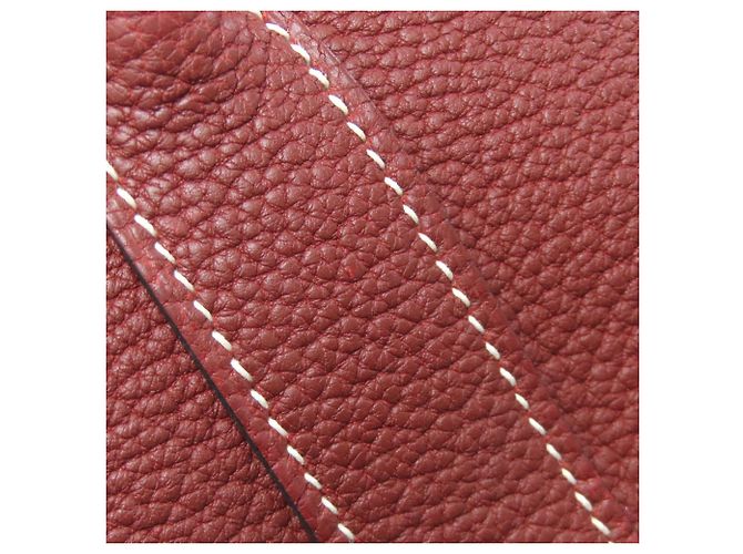 Borsa Hermès Garden Party TPM in pelle Negonda rossa Rosso - vista 9