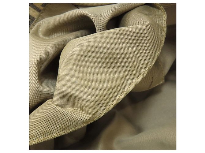 Fendi Zucca-Muster Tote Bag Schwarz Beige - Ansicht 10