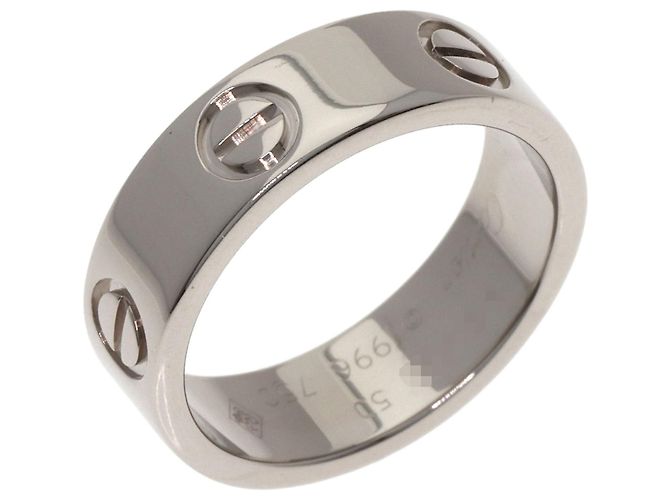Anello Love Cartier in oro bianco 18K - vista 2