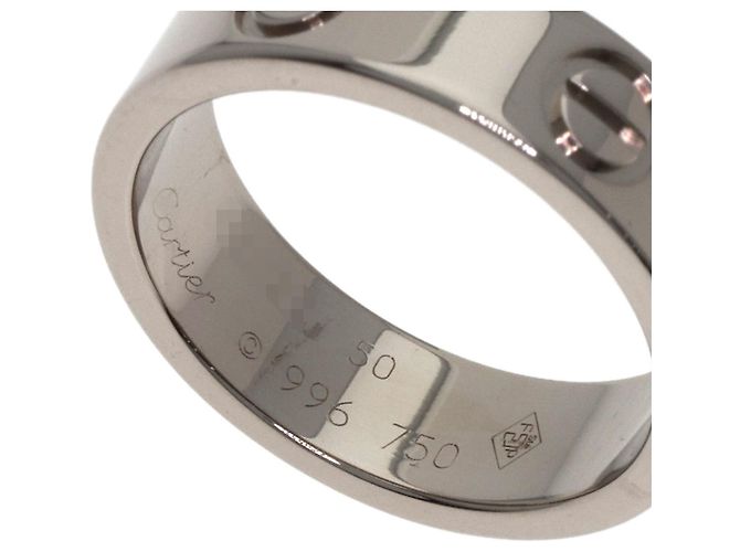Anello Love Cartier in oro bianco 18K - vista 5