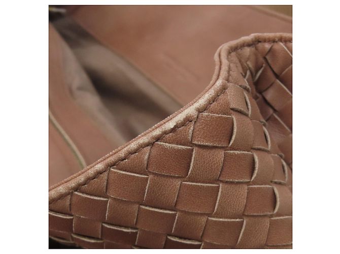 Borsa in pelle marrone Intrecciato di Bottega Veneta - vista 11