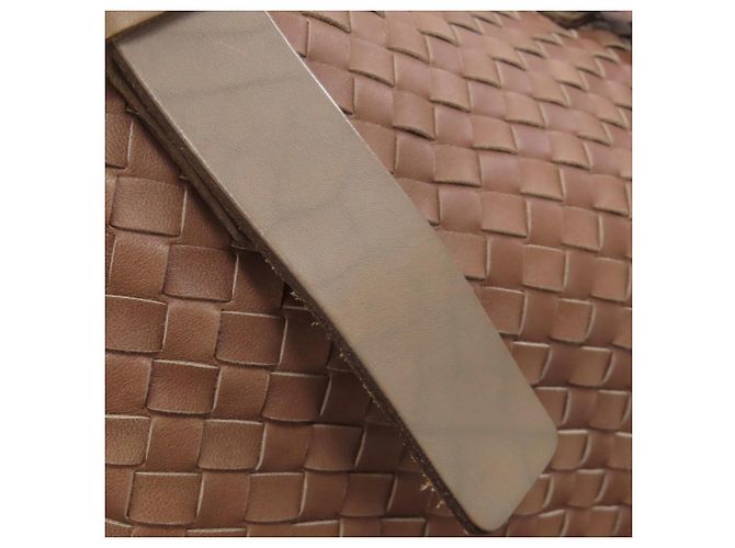 Borsa in pelle marrone Intrecciato di Bottega Veneta - vista 13