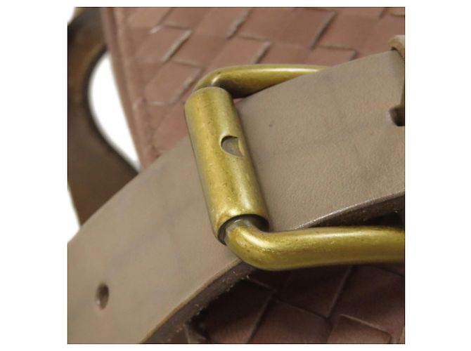 Borsa in pelle marrone Intrecciato di Bottega Veneta - vista 17