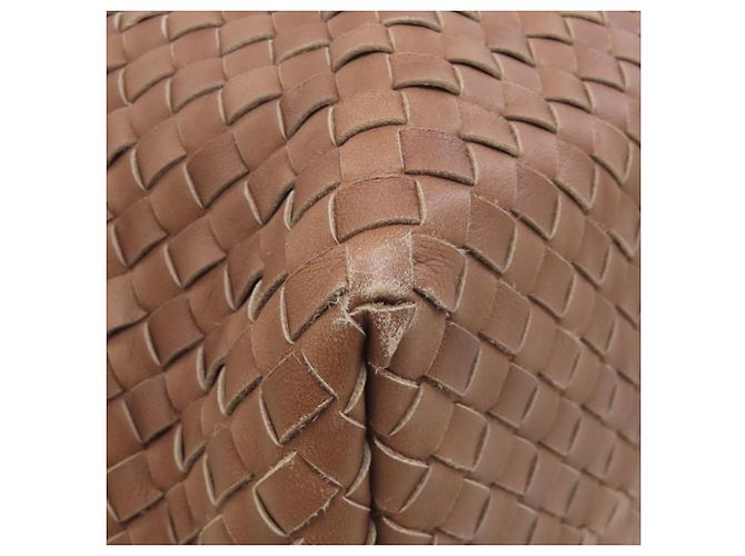 Borsa in pelle marrone Intrecciato di Bottega Veneta - vista 22