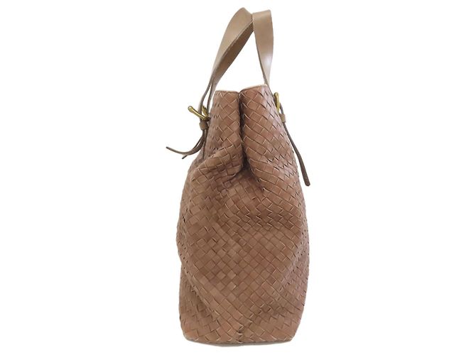 Borsa in pelle marrone Intrecciato di Bottega Veneta - vista 3