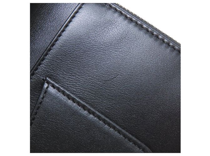 Portafoglio lungo matelassé Chanel in pelle nera Nero - vista 10