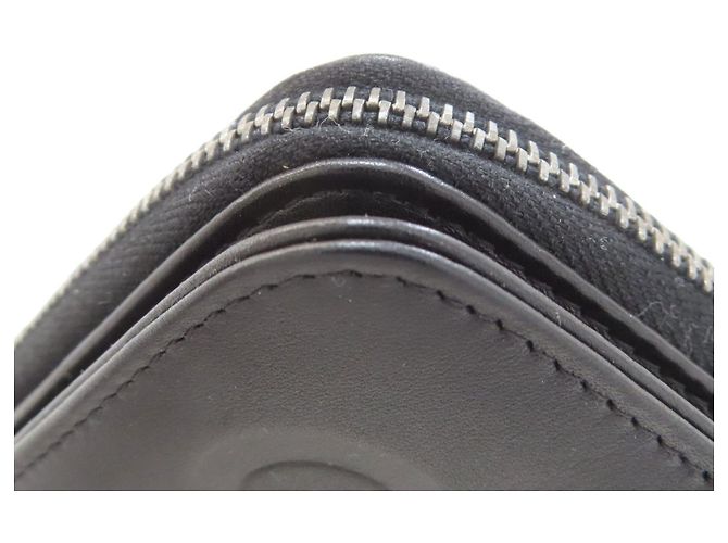 Portafoglio lungo matelassé Chanel in pelle nera Nero - vista 16