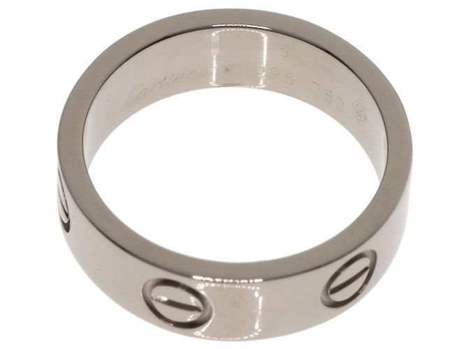 Anello Love Cartier in oro bianco 18K - vista 4