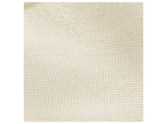 Stola in cashmere Hermès Bianco - vista 12