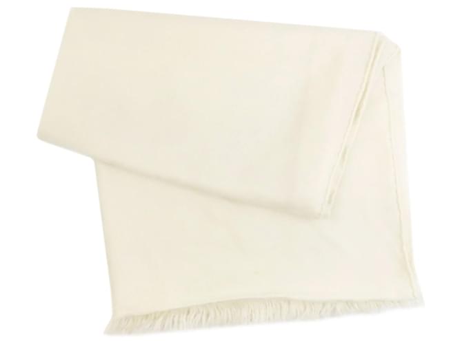 Stola in cashmere Hermès Bianco - vista 2
