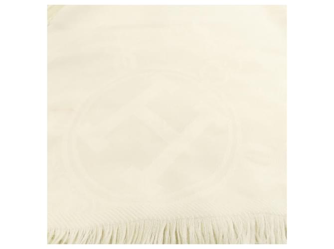Stola in cashmere Hermès Bianco - vista 8