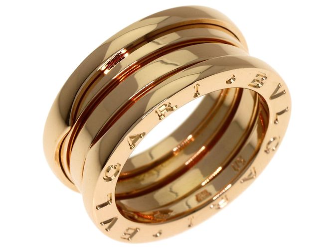 Bulgari Anello Bvlgari B-zero1 a 2 bande in oro rosa 18K D'oro - vista 2