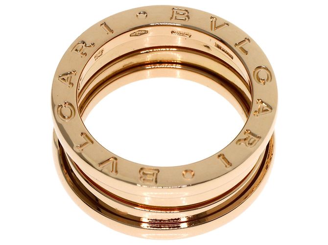 Bulgari Anello Bvlgari B-zero1 a 2 bande in oro rosa 18K D'oro - vista 4