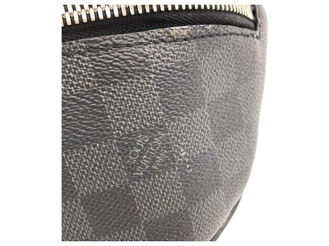 Marsupio Damier Graphite Louis Vuitton Damier ebene - vista 11