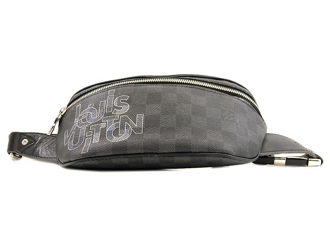 Marsupio Damier Graphite Louis Vuitton Damier ebene - vista 4