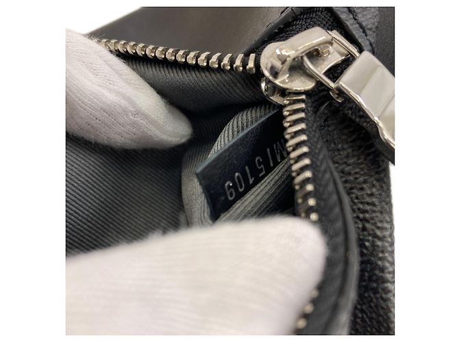 Marsupio Damier Graphite Louis Vuitton Damier ebene - vista 7