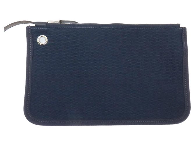 Borsa Hermès Herbag Zip Add MM Blu navy - vista 10