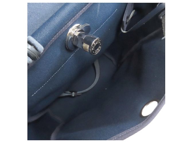 Borsa Hermès Herbag Zip Add MM Blu navy - vista 5