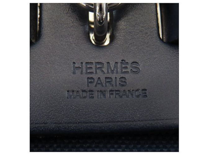 Borsa Hermès Herbag Zip Add MM Blu navy - vista 6