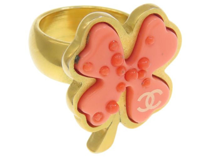 Bandring mit Kleeblatt-Motiv von Chanel Pink Golden - Ansicht 8