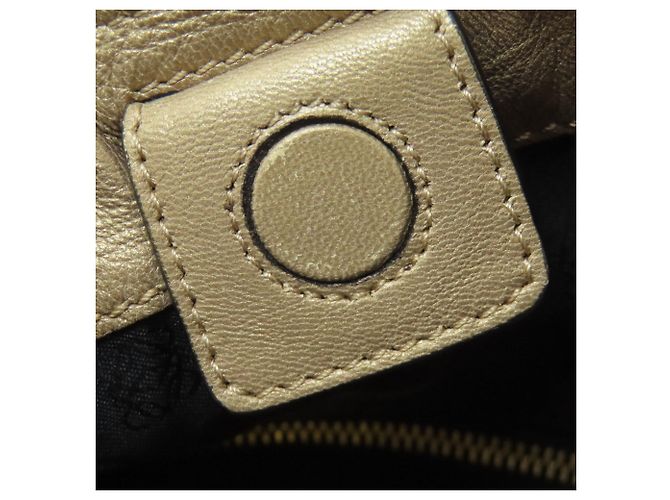 Borsa in pelle Anagram Loewe per donne D'oro - vista 8