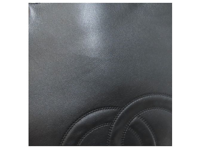 Borsa 2 in 1 Chanel Coco Mark con hardware dorato Nero - vista 16