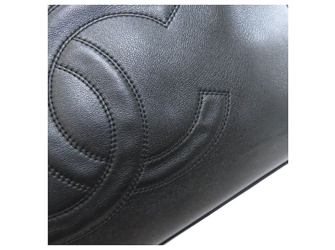 Borsa 2 in 1 Chanel Coco Mark con hardware dorato Nero - vista 17