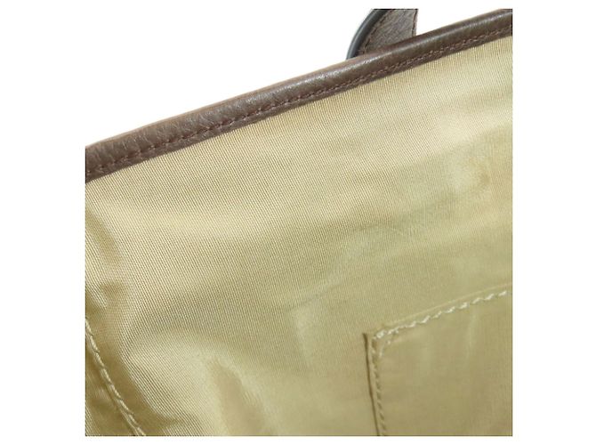 Borsa Tote Loewe in pelle con logo Marrone - vista 10