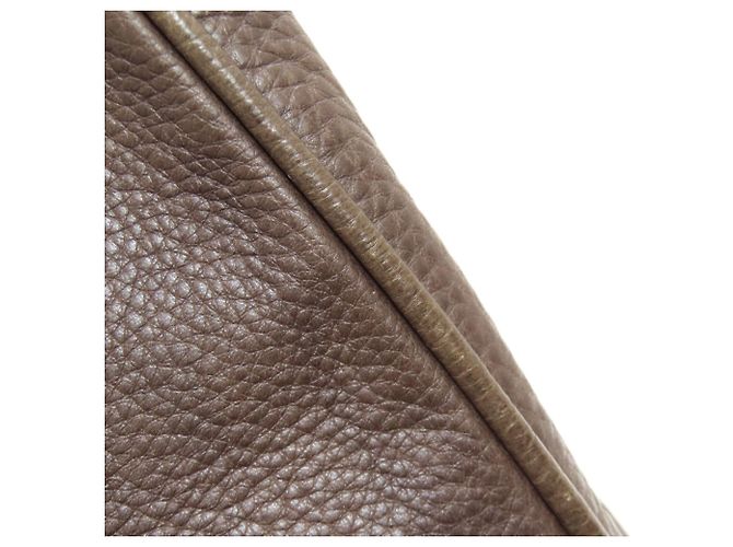 Borsa Tote Loewe in pelle con logo Marrone - vista 16