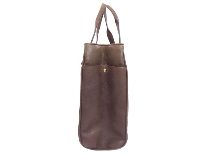 Borsa Tote Loewe in pelle con logo Marrone - vista 3