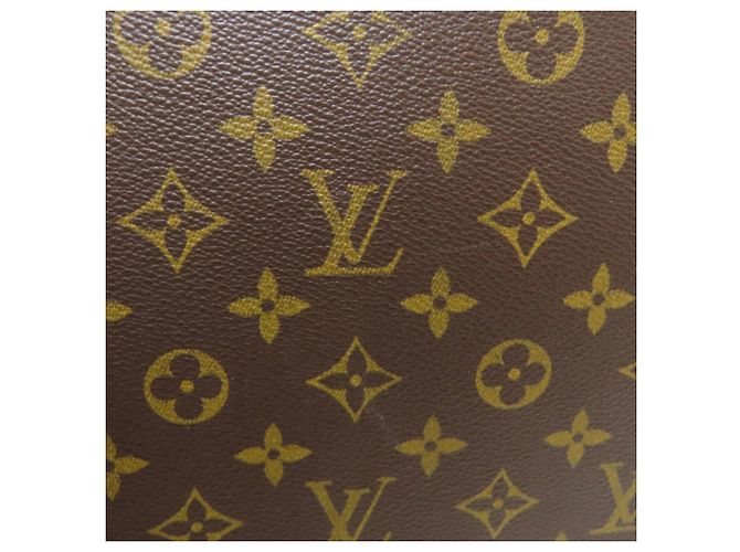 Malette en toile Monogram Louis Vuitton Marron Monogramme - vue 14