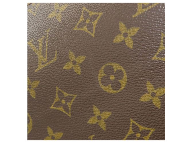 Malette en toile Monogram Louis Vuitton Marron Monogramme - vue 15