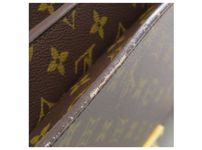 Malette en toile Monogram Louis Vuitton Marron Monogramme - vue 17