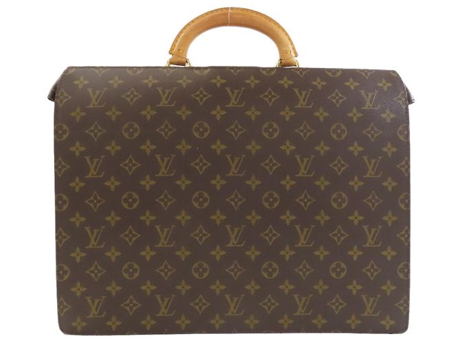 Malette en toile Monogram Louis Vuitton Marron Monogramme - vue 2