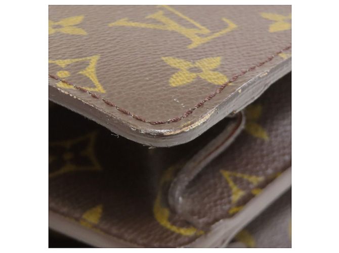 Malette en toile Monogram Louis Vuitton Marron Monogramme - vue 26