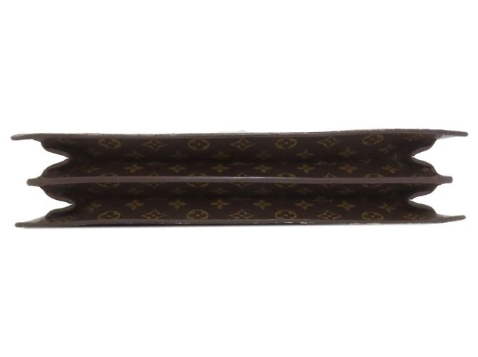 Malette en toile Monogram Louis Vuitton Marron Monogramme - vue 4