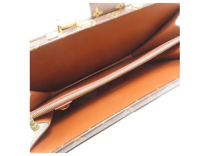 Malette en toile Monogram Louis Vuitton Marron Monogramme - vue 5