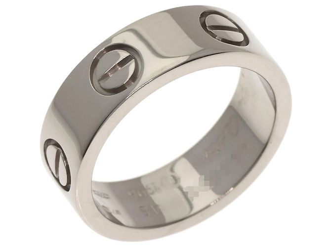Anello Love Cartier in oro bianco 18K - vista 2