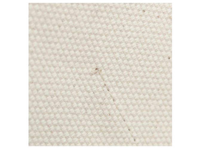 Jimmy Choo Logo Tote Bag aus beigem Canvas - Ansicht 11