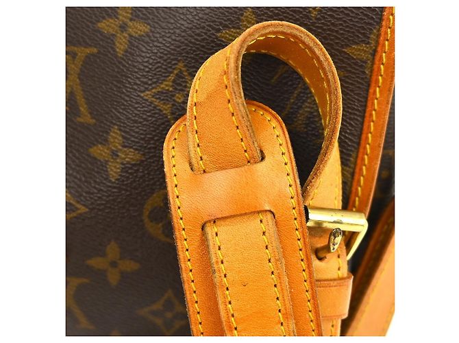 Borsa Saumur Louis Vuitton in tela Monogram 30 Marrone - vista 6